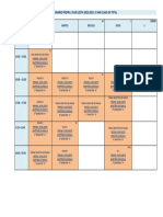 Horario Profra. Flor Lizeth 2022-2023 15 HRS Clase en Total