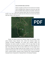 Data Potensi Desa Santosa - Uraian