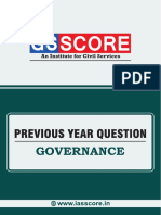 Previous Year Question - Governance 11