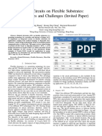 Printed Circuits On Flexible Substrates: Opportunities and Challenges (Invited Paper)