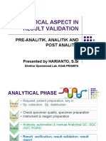 Critical Aspect in Resut Validation.