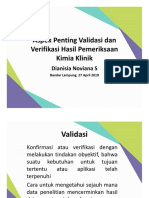 Diana Noviana Aspek Penting Validasi Dan Verifikasi Hasil Pemeriksaan Kimia - Rev 1