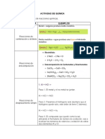 Actividad de Química