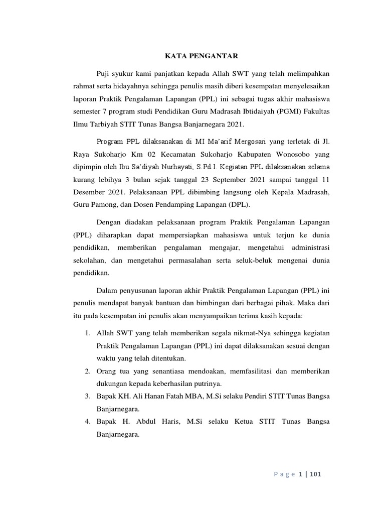 PPL Lida Revisian Fix Print | PDF