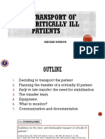 Transport Pasien Sakit Kritis