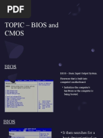 BIOS and CMOS