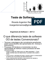 Teste de Software OO x Convencional