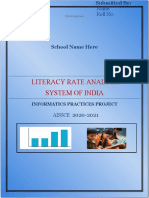 Literacy Rate Analysis Project File