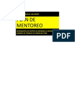 Plan de Mentoreo