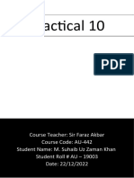 Practical 10