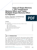 Programming of Shape-Memory Polymers: The Temperature Memory Effect and Triple/ Multiple-Shape-Memory Effect in Polymers