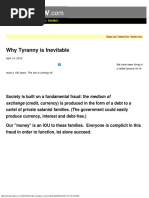 Why Tyranny Is Inevitable