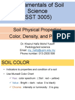 SST3005.Physical Properties. Color, Density and Porosity