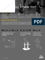 Australian Army Fitness Assessment Standards | PDF | Physical Fitness ...