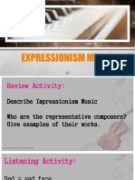 Expressionism Primitivism-Music