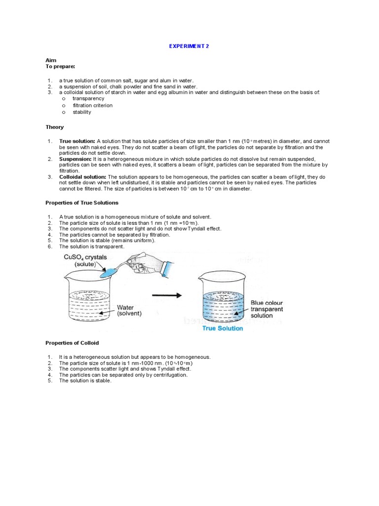 Experiment 1 PDF Mixture Filtration