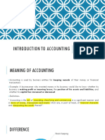 Unit 1 - Introduction To Accounting