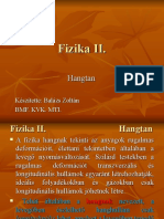 Fizika II - Hangtan