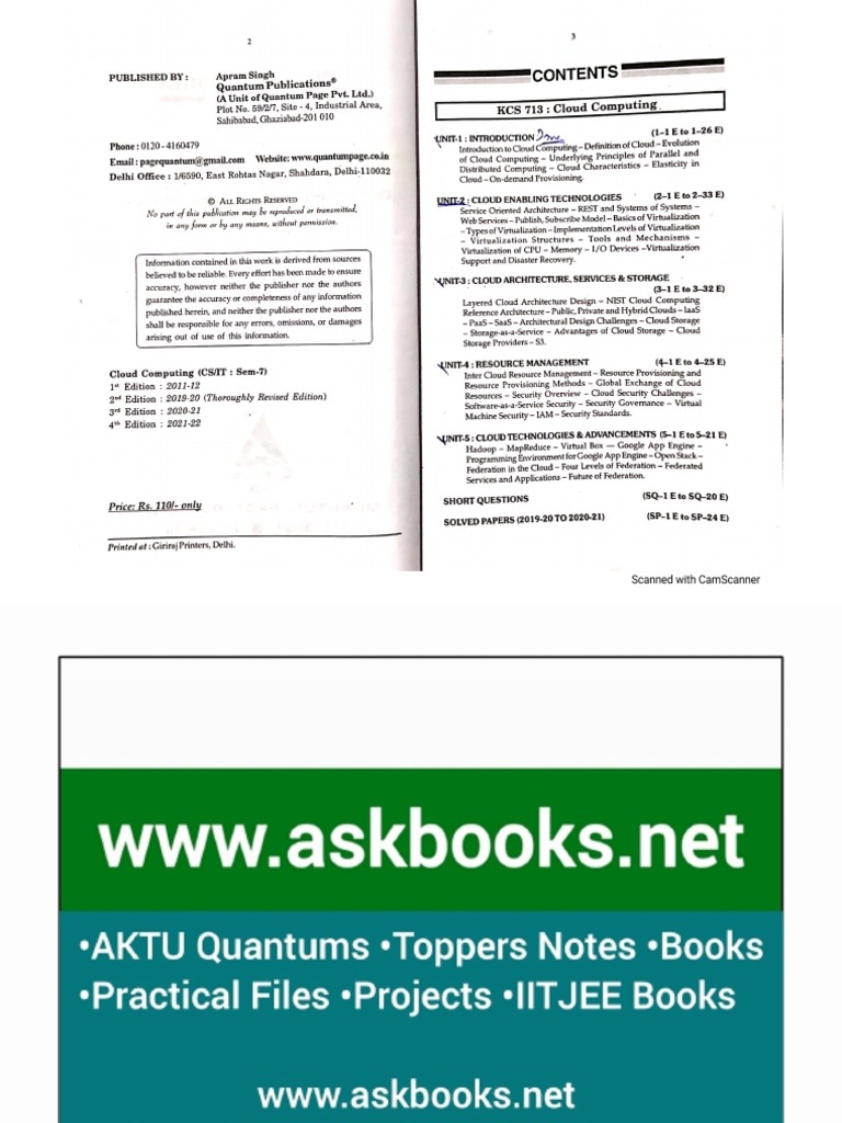 Cloud Computing 2021 22 Pdf