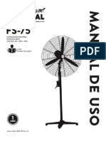 Ventilador industrial pedestal 30 manual de uso