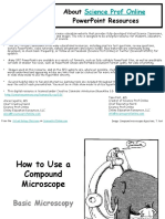 How To Use Microscope Biology PowerPoint