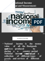 National Income Concept and Measurement