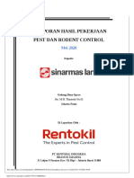 Laporan Pest Control Gedung Dimo Mei 2020