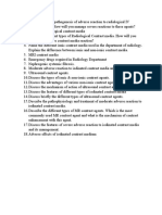 Managing Radiological Contrast Media Reactions