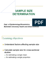 Calculation of Sample Size For Qualitative Variables | PDF | Sample Size  Determination | Confidence Interval