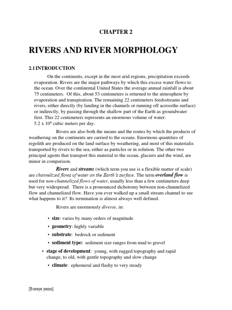 Understanding River Morphology | PDF | River | Drainage Basin
