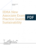 Associate Exam Practice Sustainability