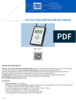 EPA-Compliant Electrostatic Field Meter