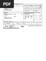 Wage and Tax Statement: Copy B - To Be Filed With Employee's FEDERAL Tax Return