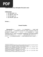Actiune intemeiata pe imbogatire fara justa cauza