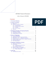 EP2102 Classical Dynamics