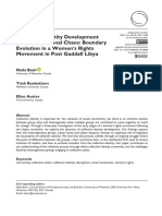 Collective Identity Development Amid Institutional Chaos: Boundary Evolution in A Women's Rights Movement in Post Gaddafi Libya