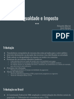 Desigualdade e Imposto