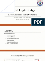 Digital Logic Design Number System Conversion