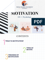 Motivation - Psychology