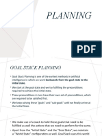 Goal Stack Planning