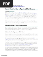 How To Study For USMLE Step 1 - SGU