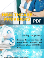 q1 Health10 Wk2 Health Care Providers