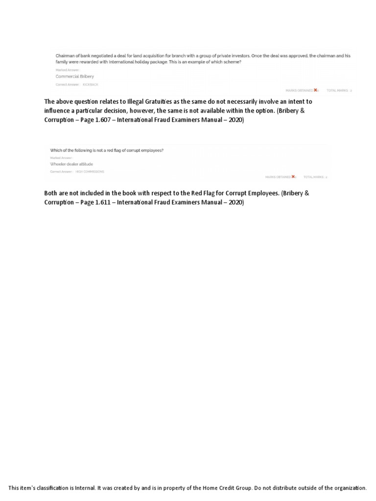 Bribery Corruption Pdf Finance Money Management Social Science