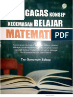 Daftar Isi Buku Menggagas Konsep Kecemasan Belajar Matematika Try Gunawan Zebua