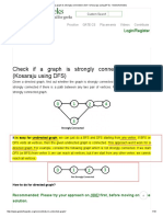 Check If A Graph Is Strongly Connected - Set 1 (Kosaraju Using DFS) - GeeksforGeeks