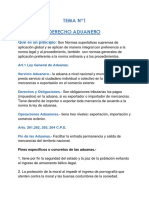 Tema N°1 Derecho Aduanero: Que Es Un Principio