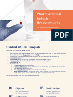 Pharmaceutic Industry Breakthroughs
