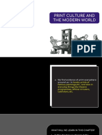 Print Culture - The Modern World L - 1