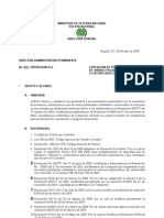 Directiva Administrativa Permanente 017 DIPON-DIJIN Del 060709 EXPEDICIÓN DE PERMISOS PARA EL USO DE VIDRIOS POLARIZADOS - EN