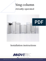 Lifting-column-installation-instructions